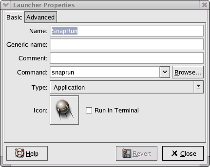 Launcher Properties